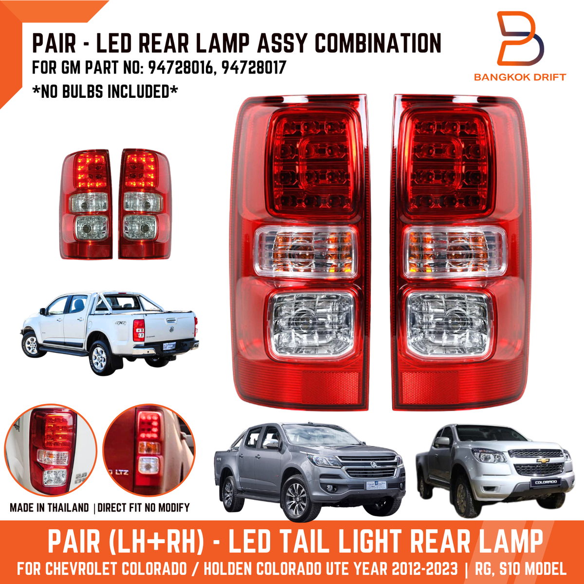 Đèn Hậu Trái Có Led Chevrolet Colorado OEM 94728016-TL