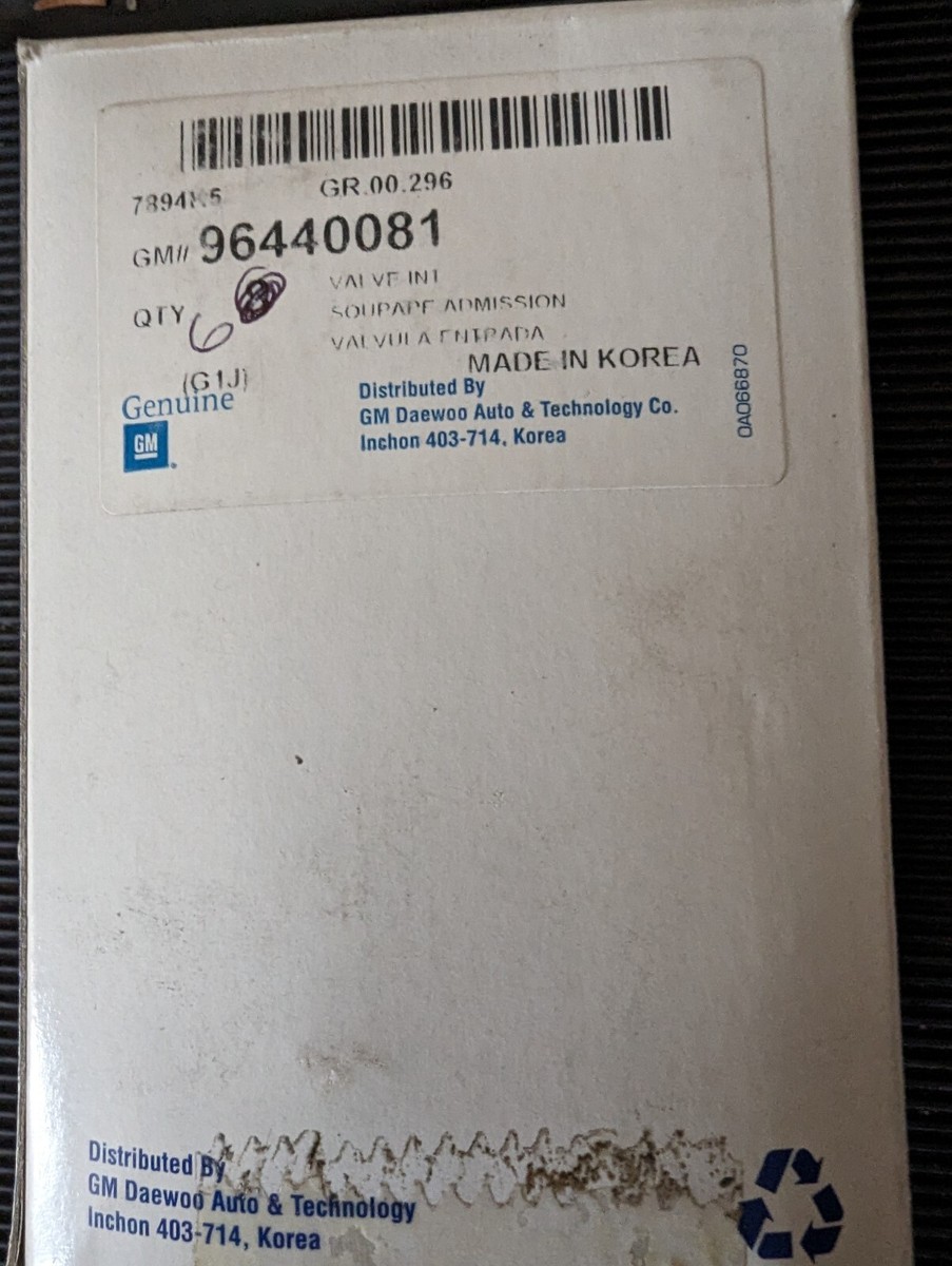 Su Pap Hút 1.6L Daewoo Lacetti OEM 96440081