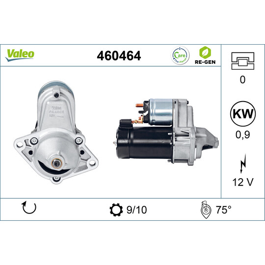 Máy Đề Khởi Động Daewoo Cielo OEM 96469960