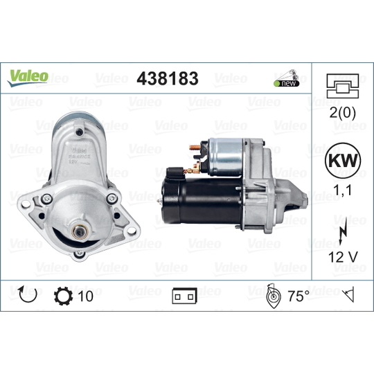 Máy Đề Khởi Động Daewoo Gentra OEM 96469960