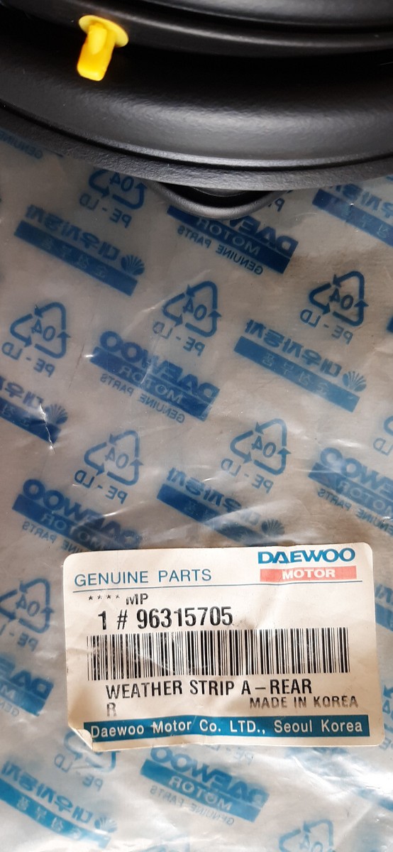 Gioăng Cửa Sau Phải Daewoo Matiz Mã phụ tùng 96315705