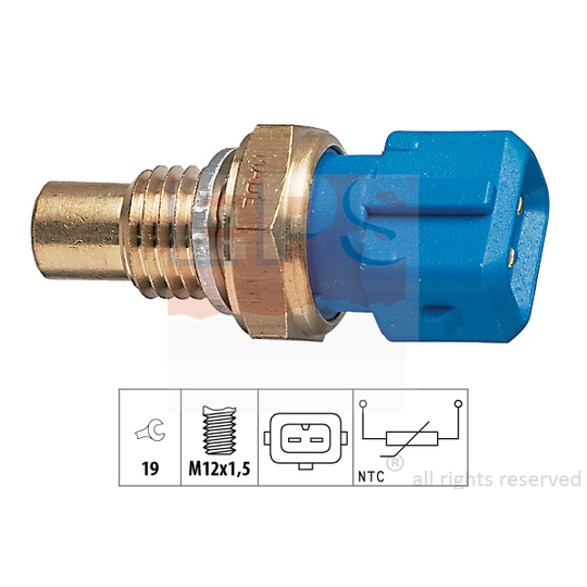 Cảm Biến Báo Nhiệt Độ Nước 2.5L Daewoo Magnus OEM 96279857-OE