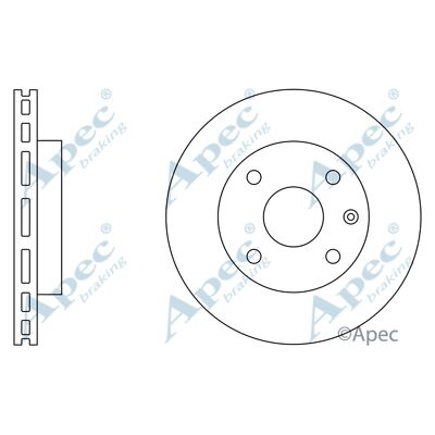 Đĩa Phanh Trước Daewoo Lacetti OEM 96549782-KOrea