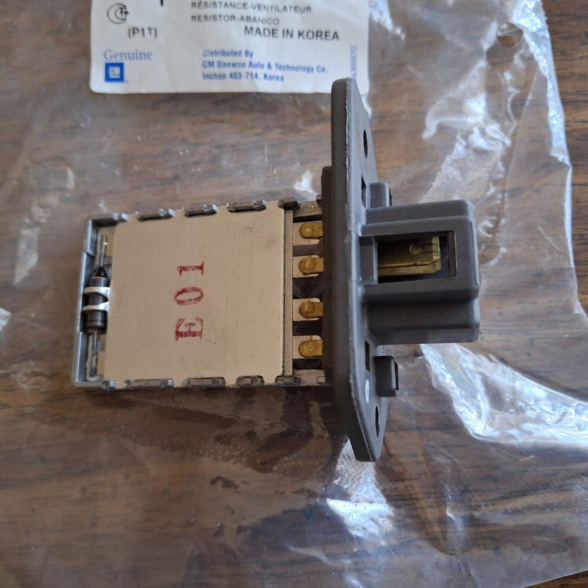 Trở Quạt Điều Hòa Daewoo Gentra Mã phụ tùng 96435889