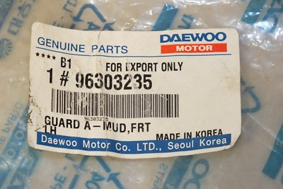 Chắn Bùn Gầm Máy Phải Daewoo Lacetti Mã phụ tùng 95073235