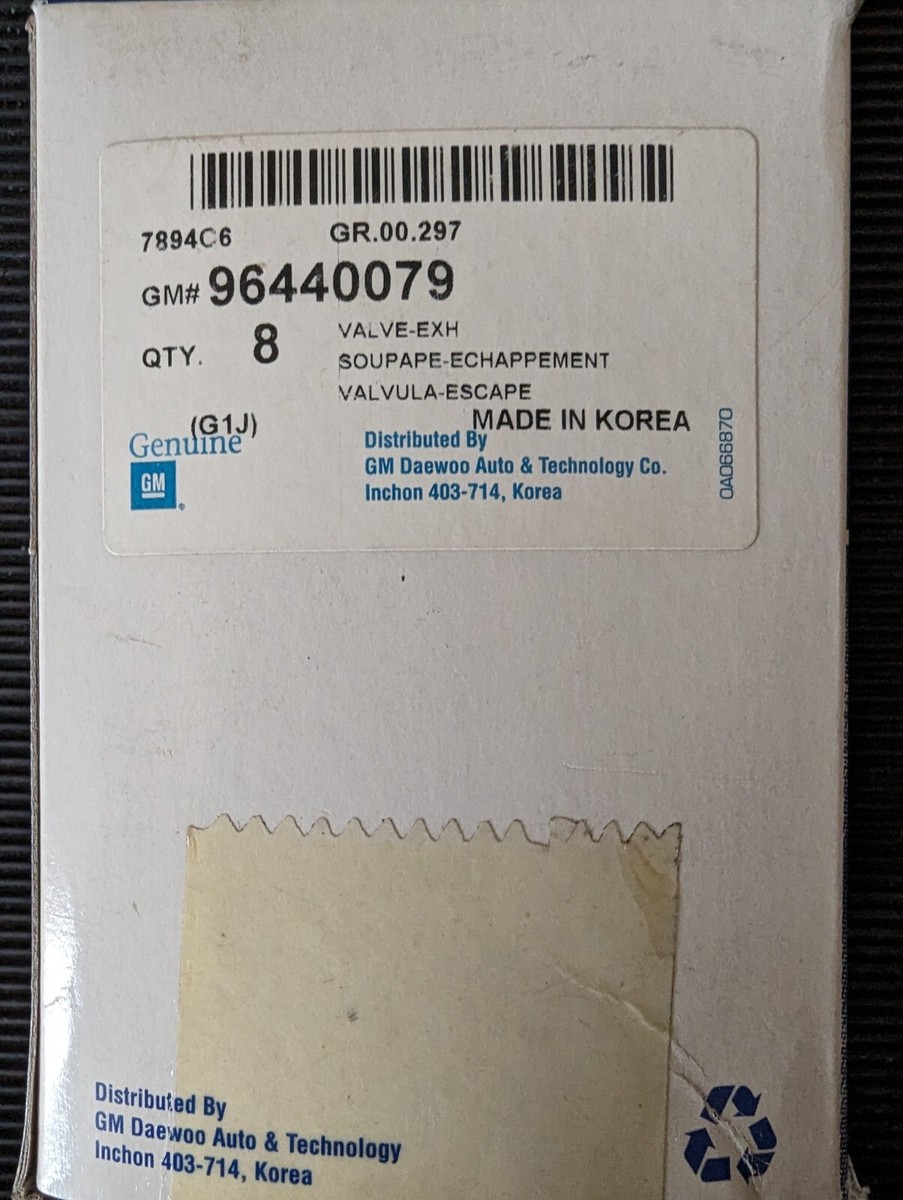 Xu Páp Xả 1.6 Daewoo Lacetti OEM 96830500-OE