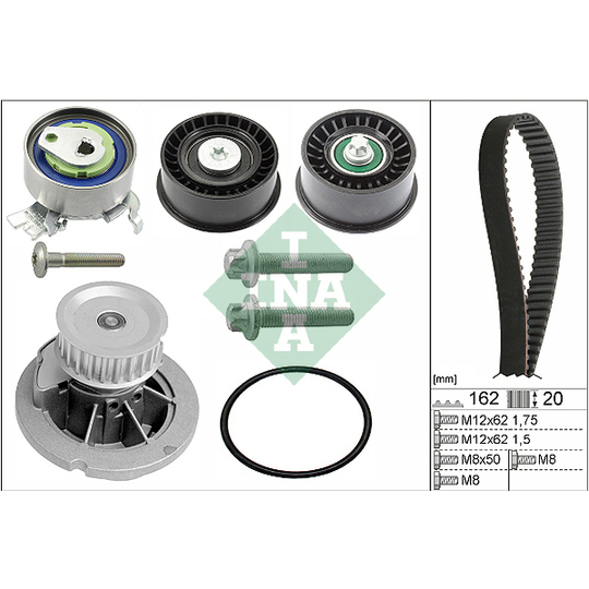 Dây Curoa Cam 162 Răng Daewoo Lacetti Mã phụ tùng 96413861