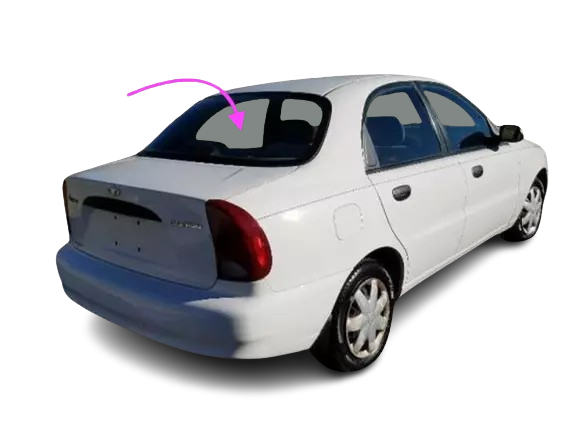 Kính Hậu Daewoo Lanos Mã phụ tùng 96306112