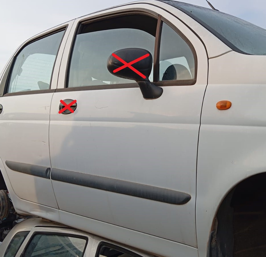 Cánh Cửa Trước Phải Daewoo Matiz Mã phụ tùng 96610966