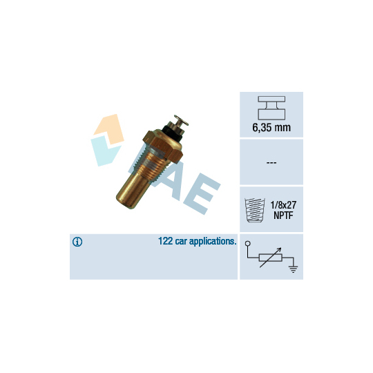 Cảm Biến Nhiệt Độ Nước Daewoo Cielo Mã phụ tùng 95025043