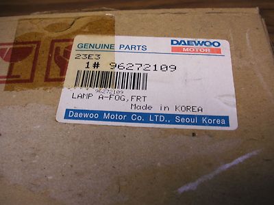 Đèn Gầm Trái Daewoo Nubira OEM 96272109-OE