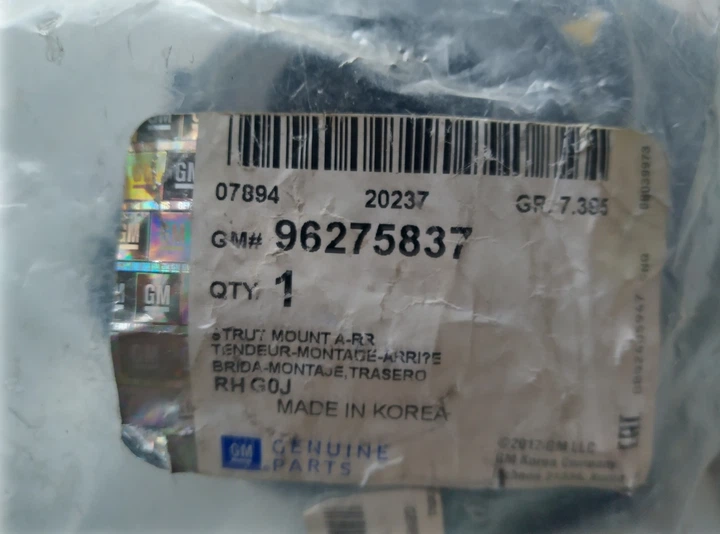 Bát Bèo Giảm Xóc Sau Phải Daewoo Nubira Mã phụ tùng 96275837