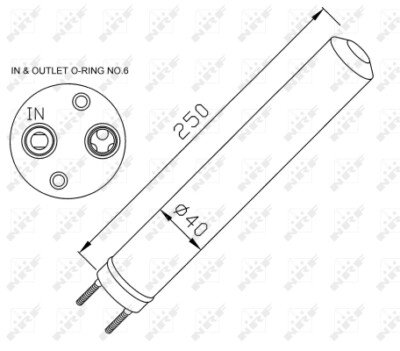 Phin Lọc Ga Điều Hòa Daewoo Gentra Mã phụ tùng 96539635