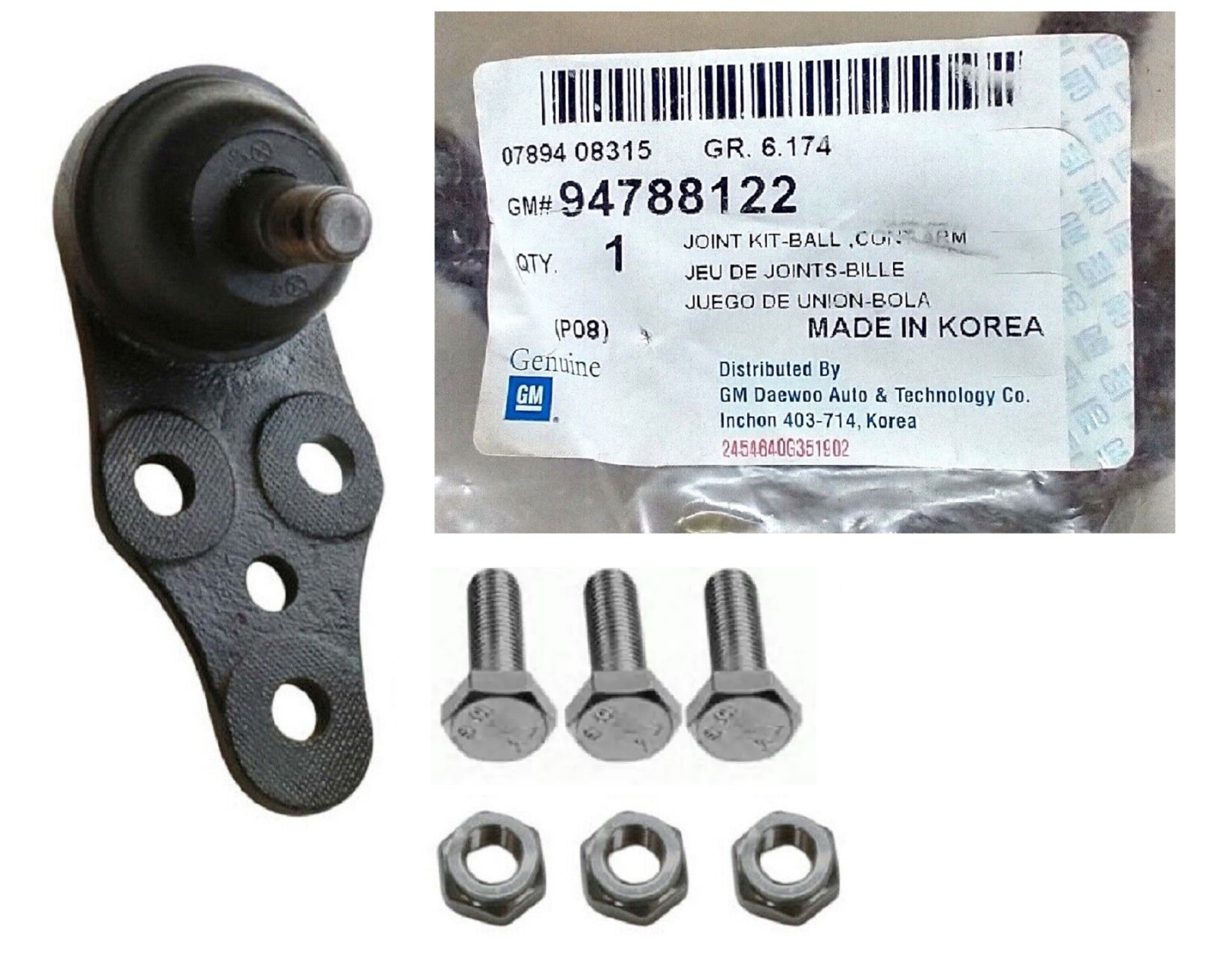 Gioăng Khung Thành Cánh Cửa Sau Phải Daewoo Lacetti Mã phụ tùng 94787608