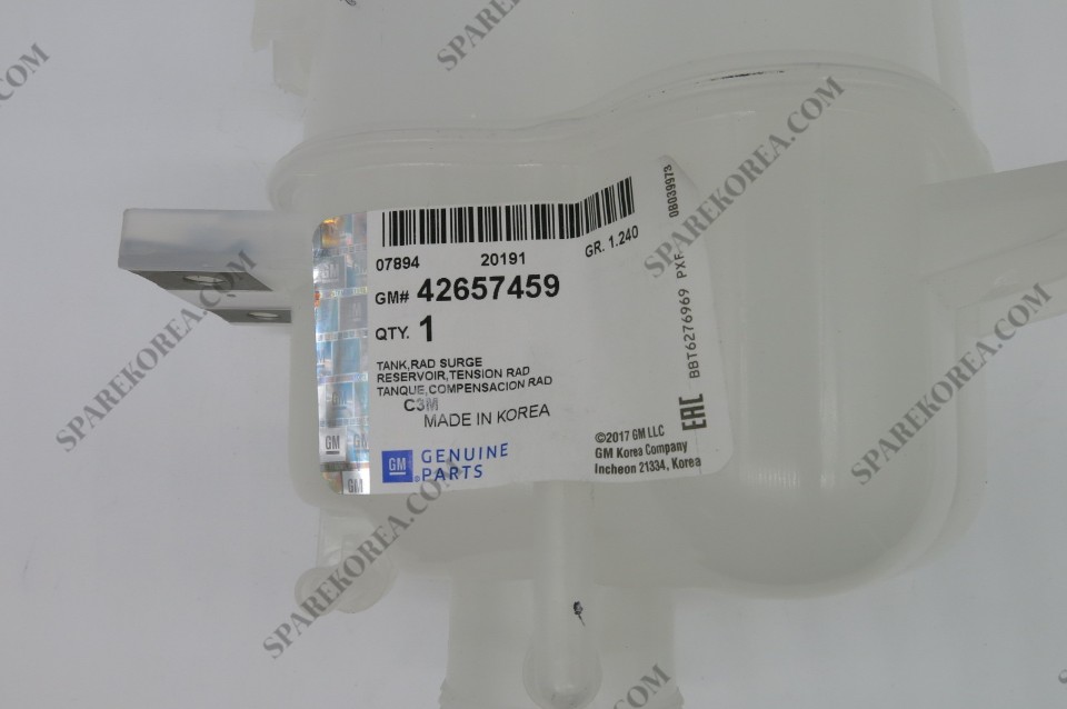 Bình Nước Phụ Daewoo Matiz Mã phụ tùng 42657459