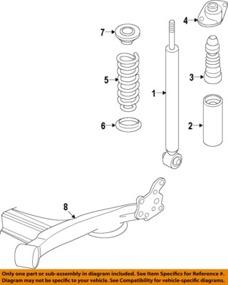 Tăm Bông Giảm Xóc Sau Daewoo Matiz Mã phụ tùng 95154454