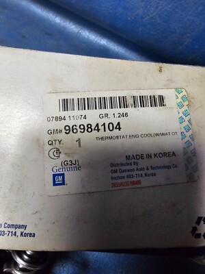 Van Hằng Nhiệt Nhôm Loại 1 Daewoo Lacetti Mã phụ tùng 96984104