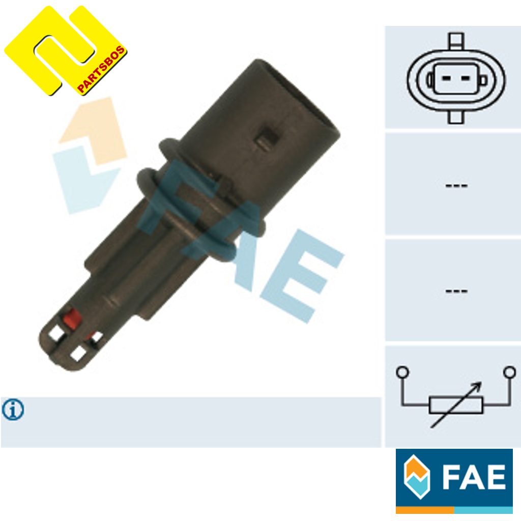 Cảm Biến Nhiệt Độ Không Khí (Hộp Lọc Gió) (1.8) Daewoo Lacetti Mã phụ tùng 12129596