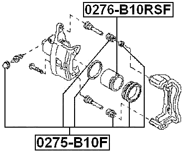 Piston Phanh Trước Daewoo Lacetti Mã phụ tùng 93742404