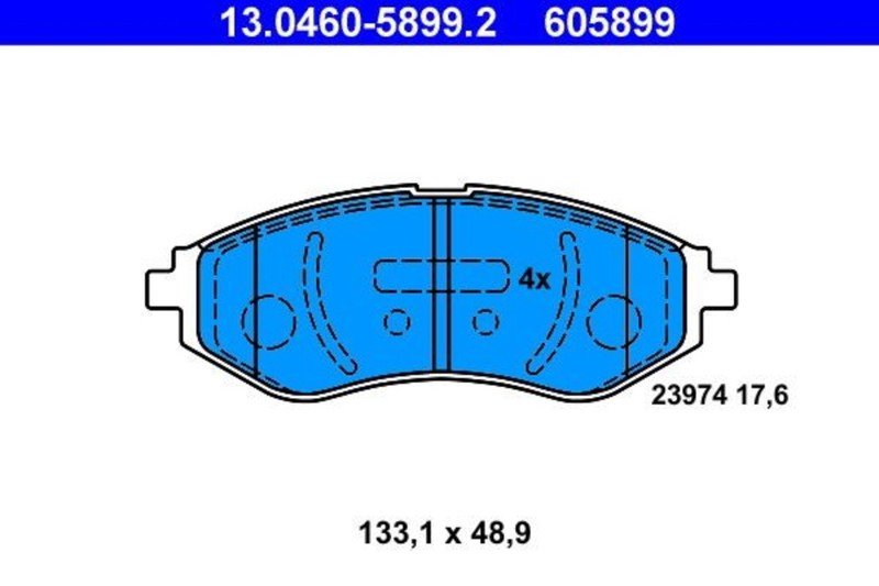 Má Phanh Trước Daewoo Matiz Mã phụ tùng 96534653
