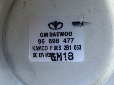Mô Tơ Gạt Mưa Sau Daewoo Matiz Mã phụ tùng 96896477