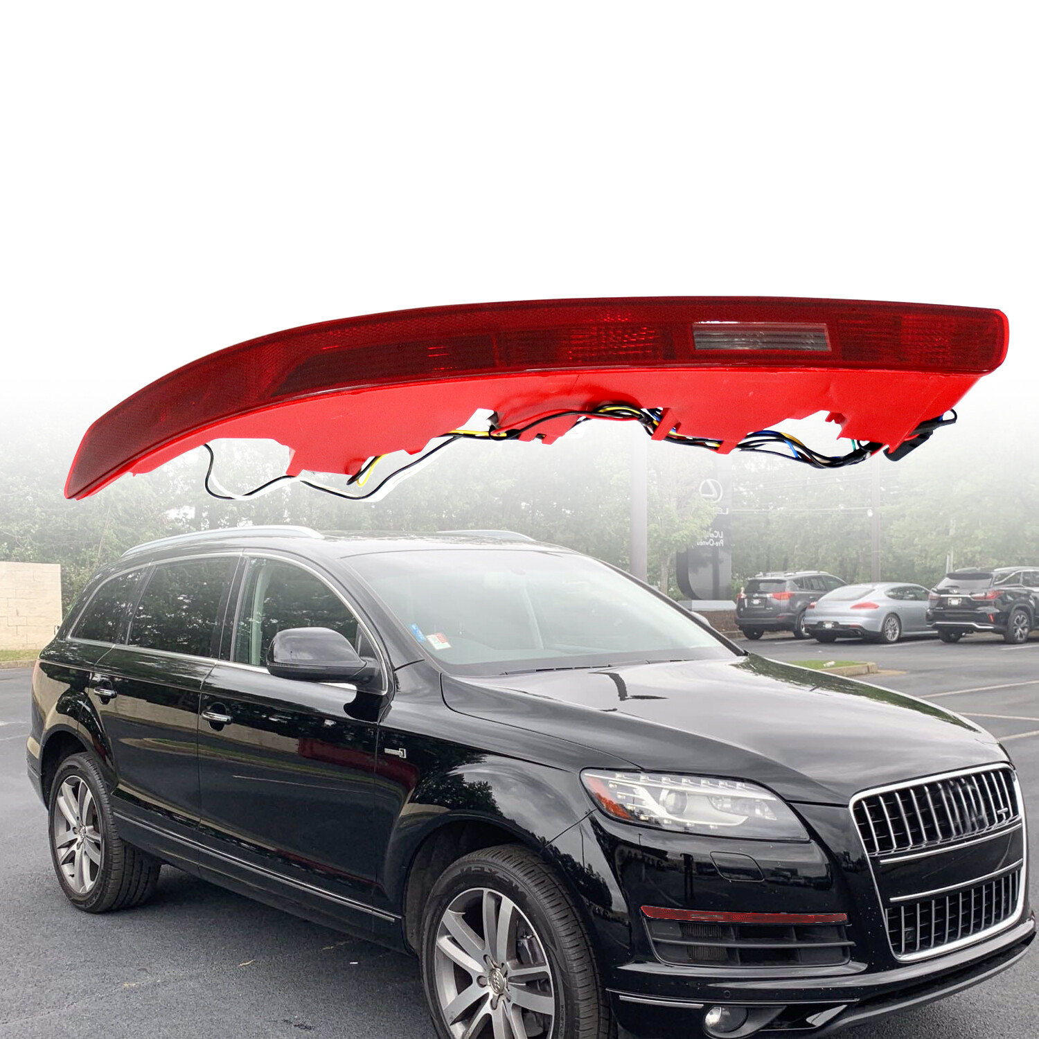 Đèn Phản Quang Cản Sau Trái Audi Q7 Mã phụ tùng 4L0945095A