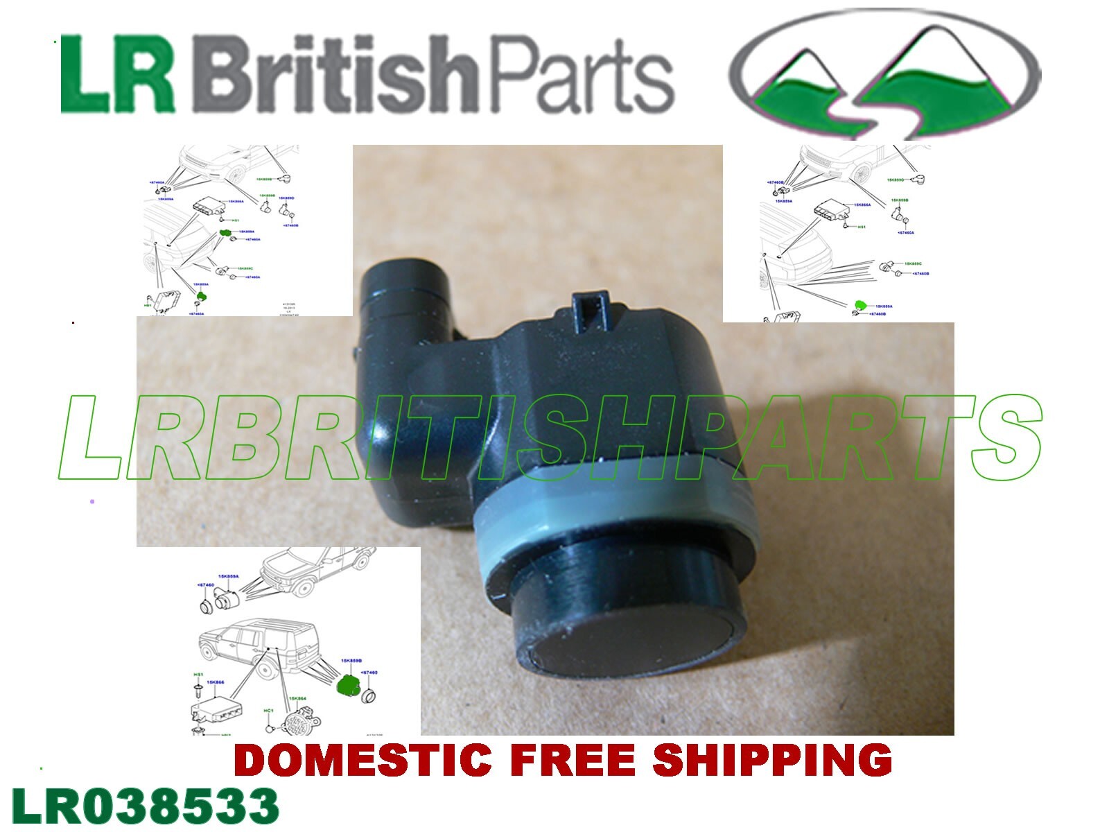 Cảm Biến Khoảng Cách Đỗ Xe Landrover RANGE ROVER SPORT Mã phụ tùng LR038533