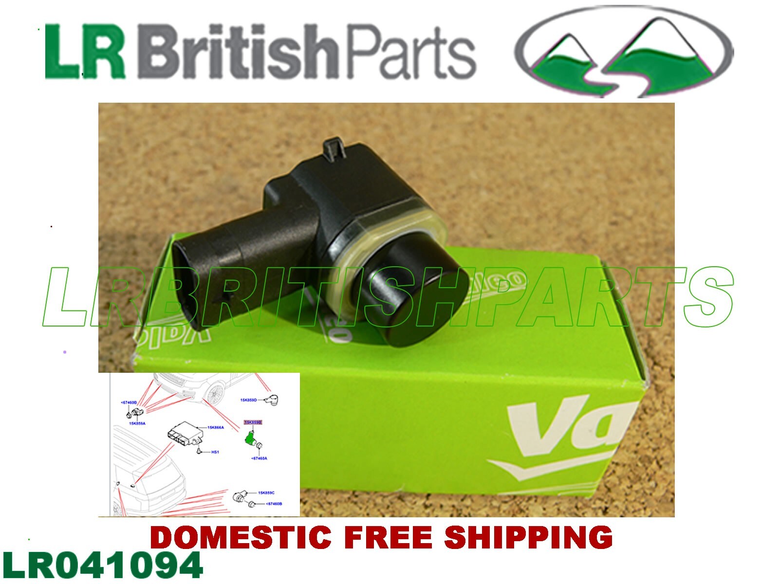 Cảm Biến Khoảng Cách Đỗ Xe Landrover RANGE ROVER SPORT Mã phụ tùng LR041094