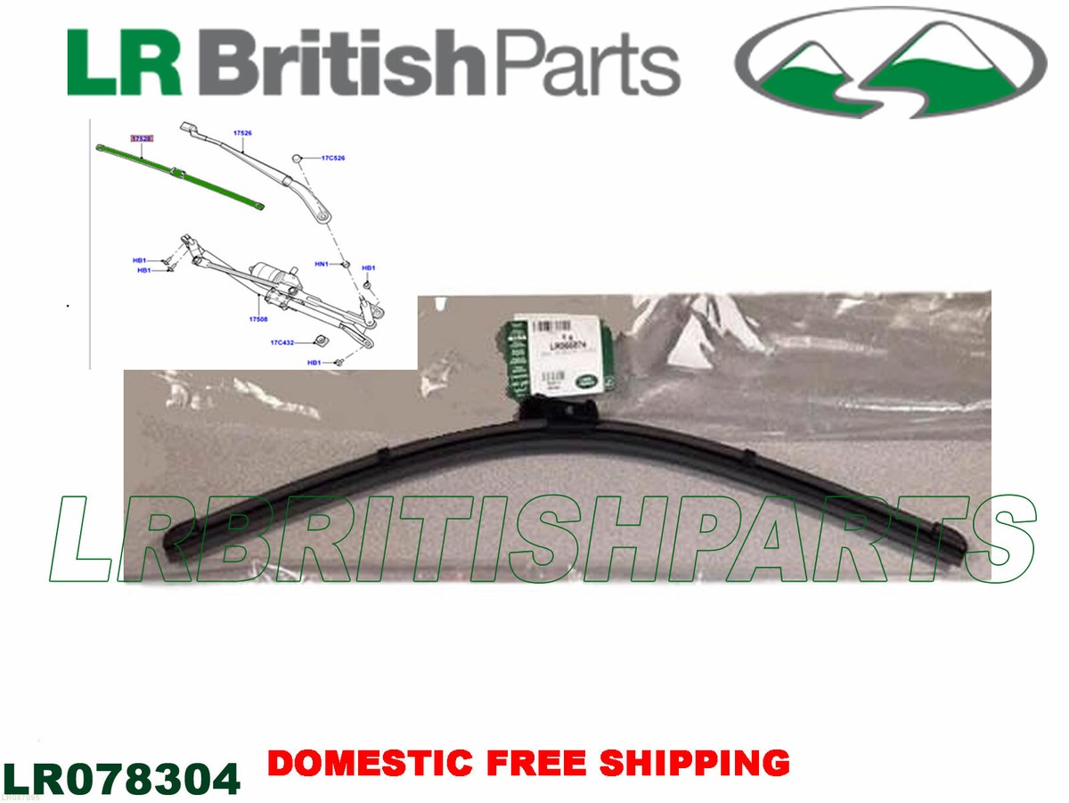 Bộ Lưỡi Gạt Mưa Trước Landrover evoque Mã phụ tùng LR078304