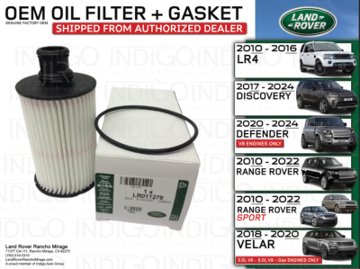 Lọc Dầu Động Cơ Landrover RANGE ROVER SPORT Mã phụ tùng LR011279