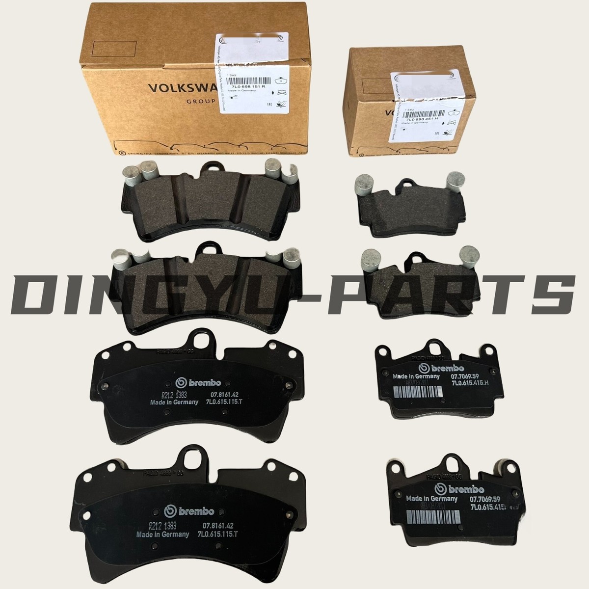 Má Phanh Trước Audi Q7 Mã phụ tùng 7L6698151D