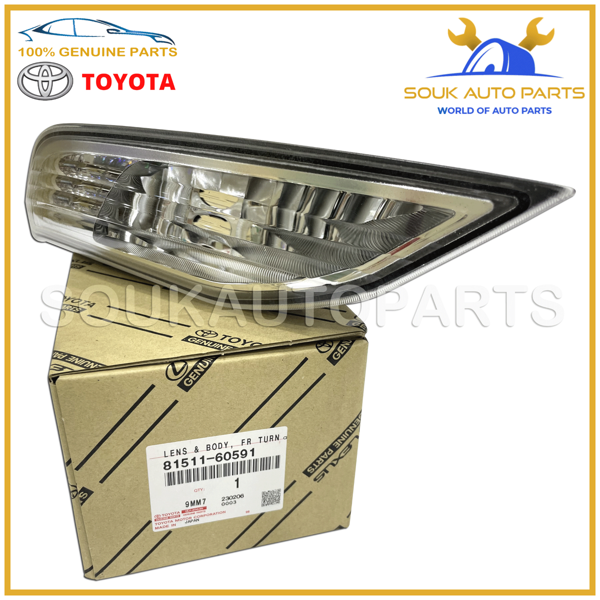 Đèn xi nhan Toyota Hiace 15C Mã phụ tùng 8151195J16