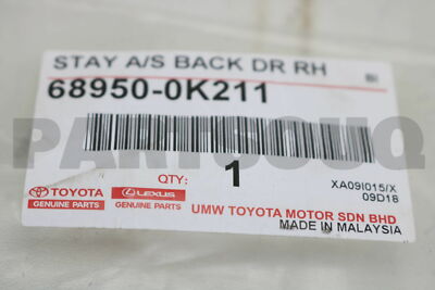 Ty đỡ cửa hậu Innova Mã phụ tùng 689500K221
