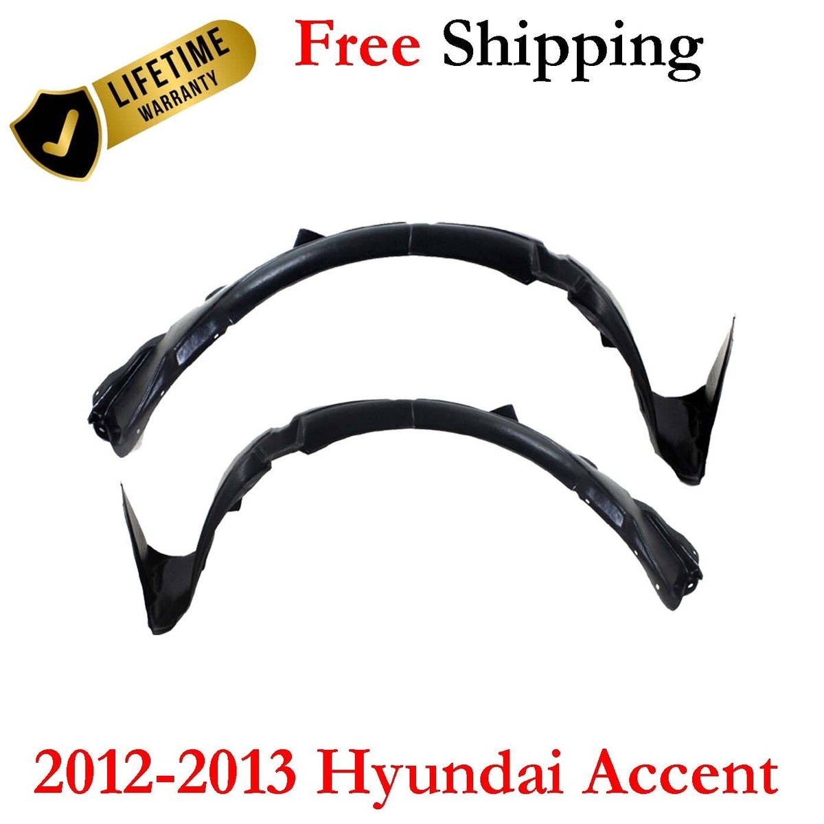 Lòng vè chắn bùn tai xe trước Accent 2012 (Chắn bùn tai xe trước) Mã phụ tùng 868121R000