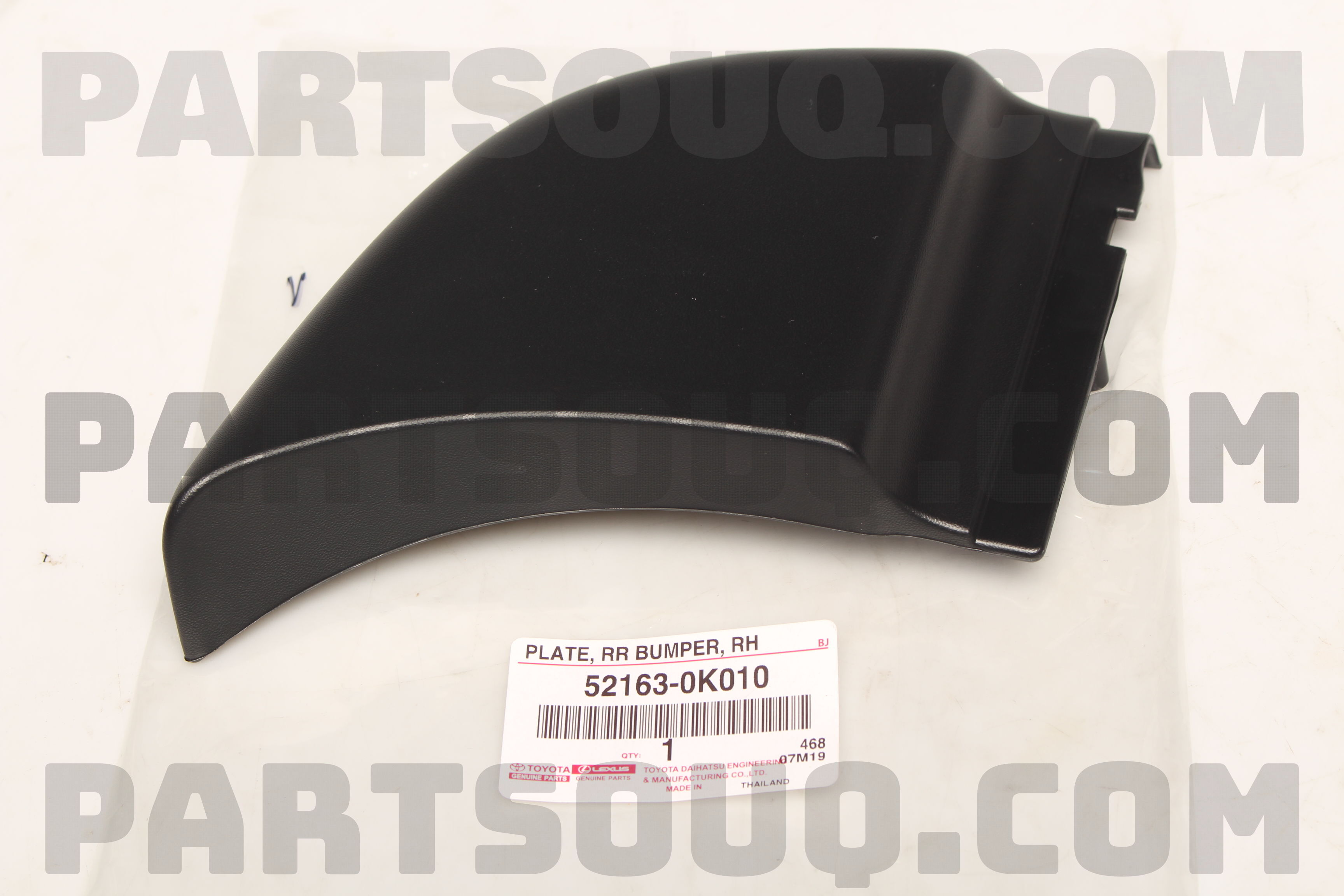 Ốp trên ba đờ xốc sau Hilux 2008-2012 Mã phụ tùng 521630K010