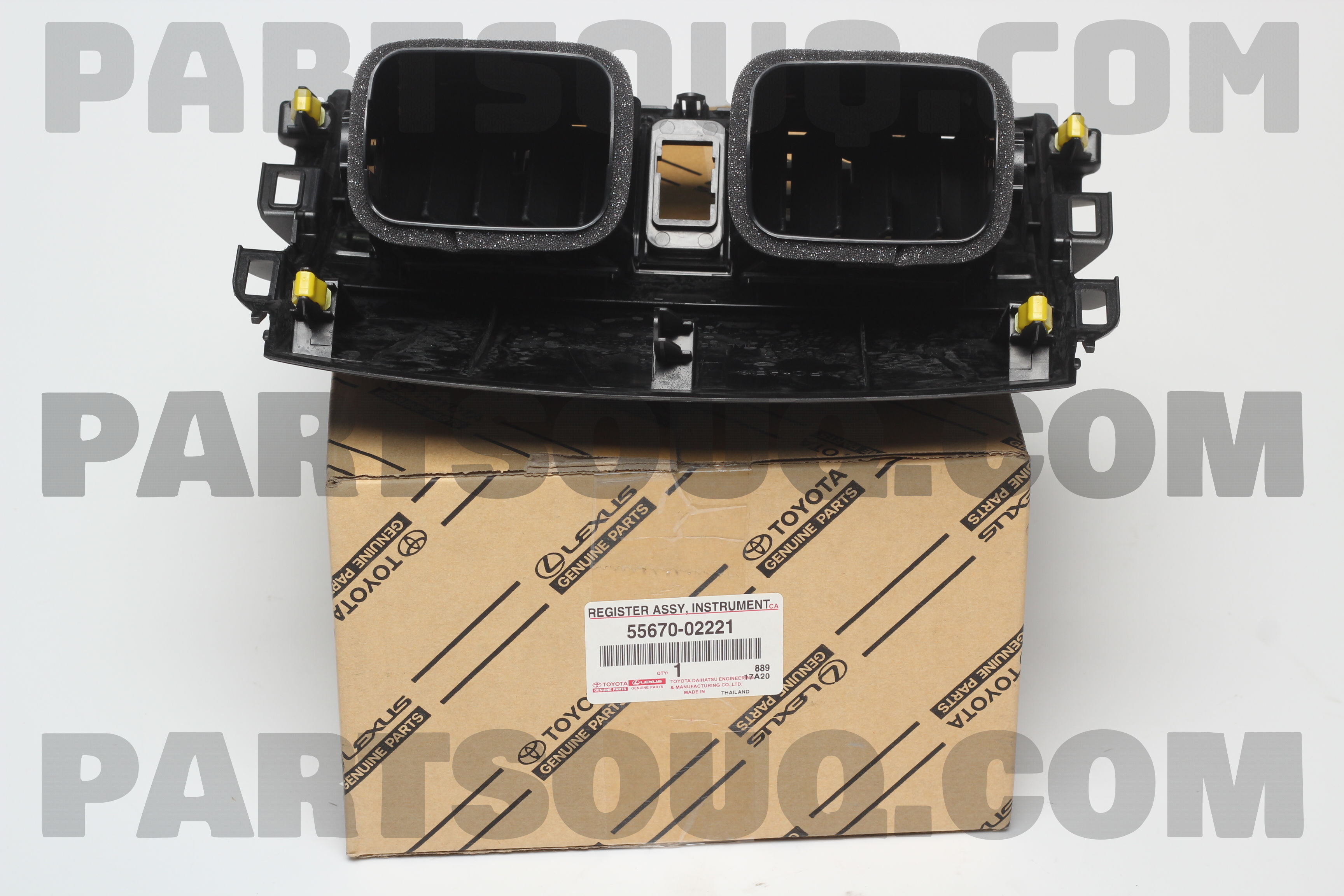 Cửa gió táp lô Altis 2008-2013 (giữa) (Cửa gió điều hòa) Mã phụ tùng 5567002221