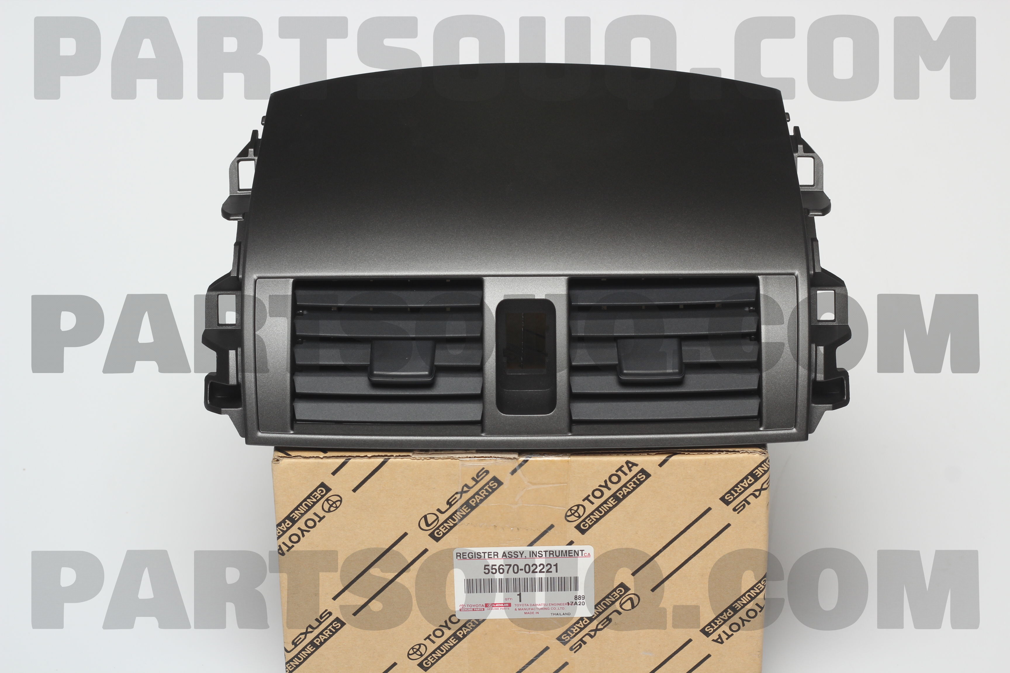 Cửa gió táp lô Altis 2008-2013 (giữa) (Cửa gió điều hòa) Mã phụ tùng 5567002221