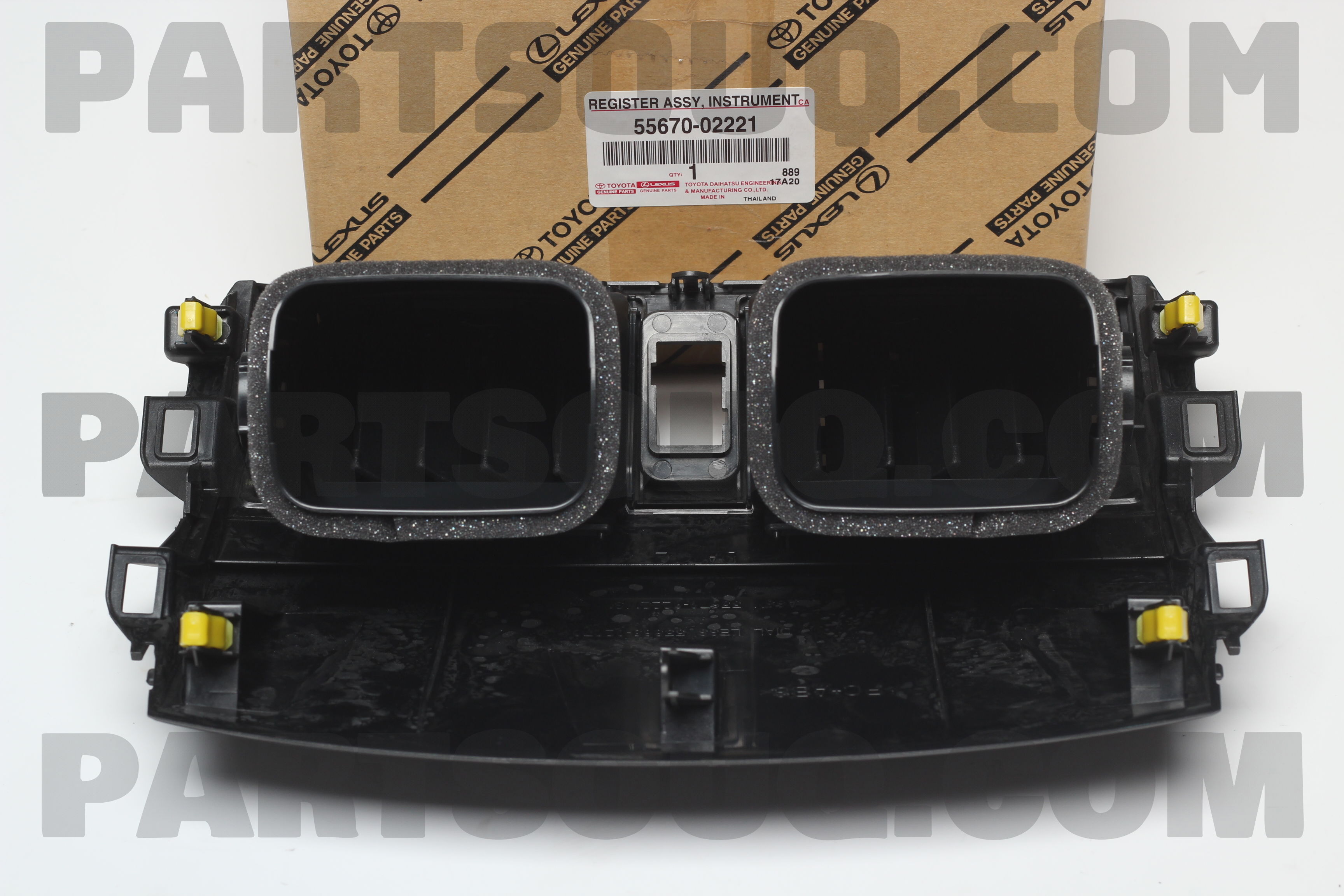 Cửa gió táp lô Altis 2008-2013 (giữa) (Cửa gió điều hòa) Mã phụ tùng 5567002221