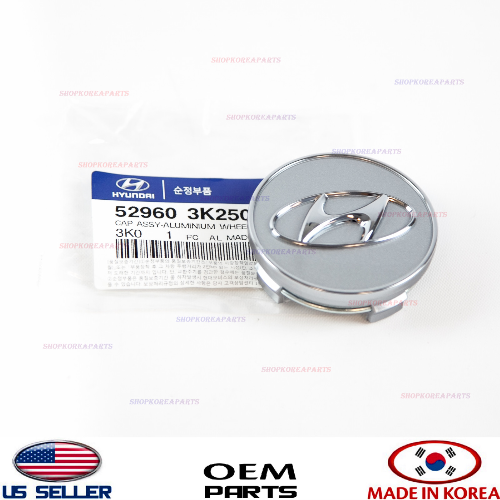 Nắp chụp moay ơ Santafe 2010 Mã phụ tùng 529603K250