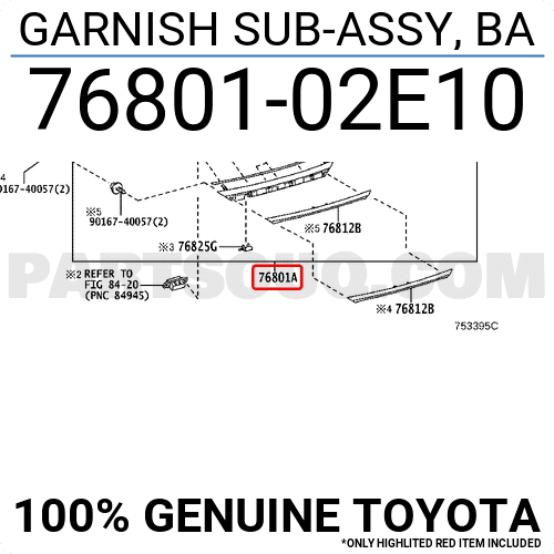 Nẹp nắp cốp sau Altis 2015 mạ Mã phụ tùng 7680102E10