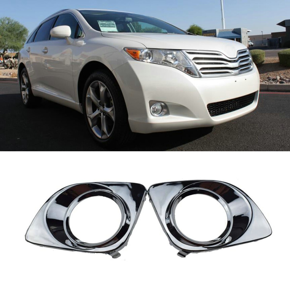 Ốp đèn cản trước Venza (Ốp đèn ba đờ xốc) Mã phụ tùng 521270T010