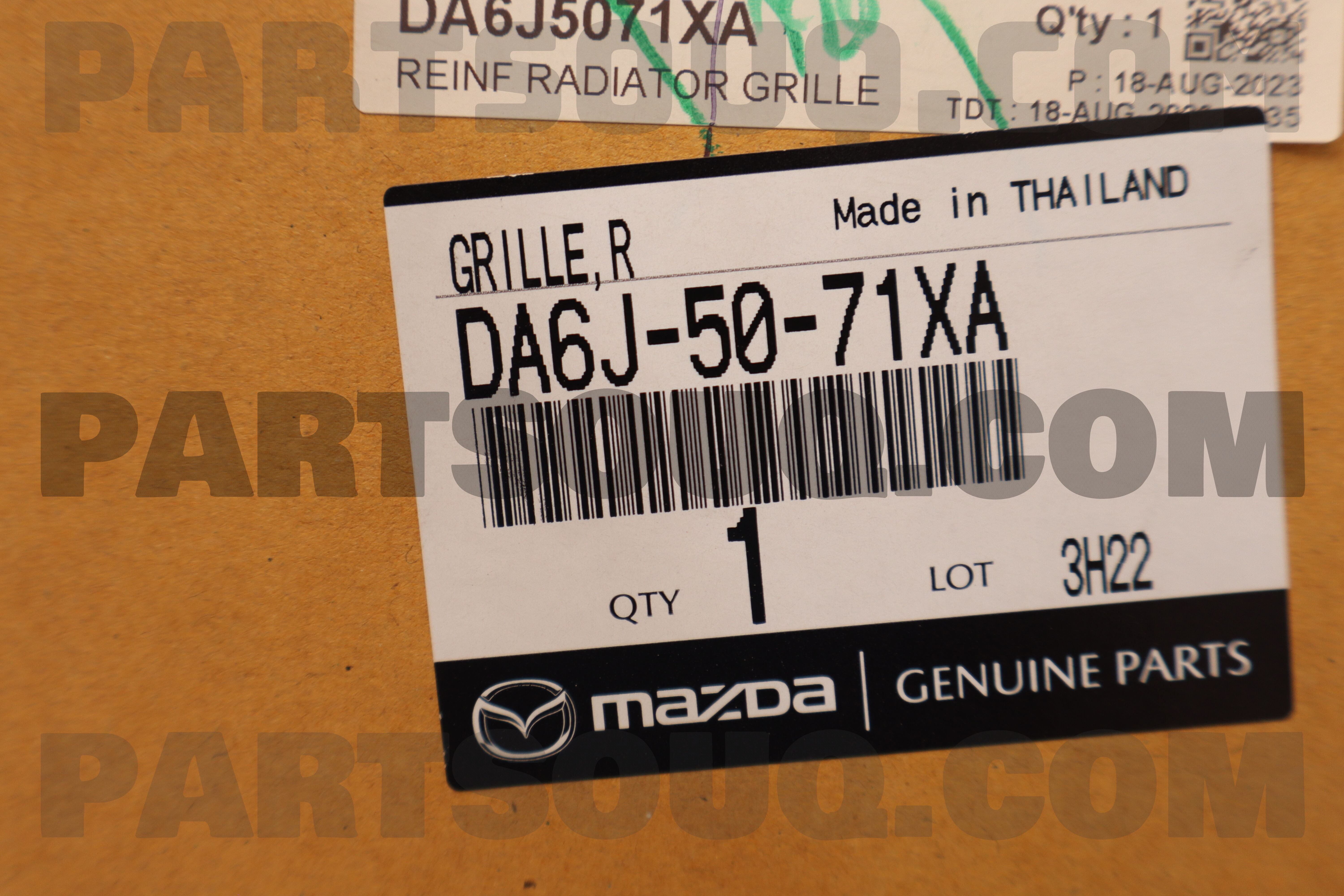 Ca lăng Mazda2 2015 (Mặt galant) Mã phụ tùng da6j5071xa