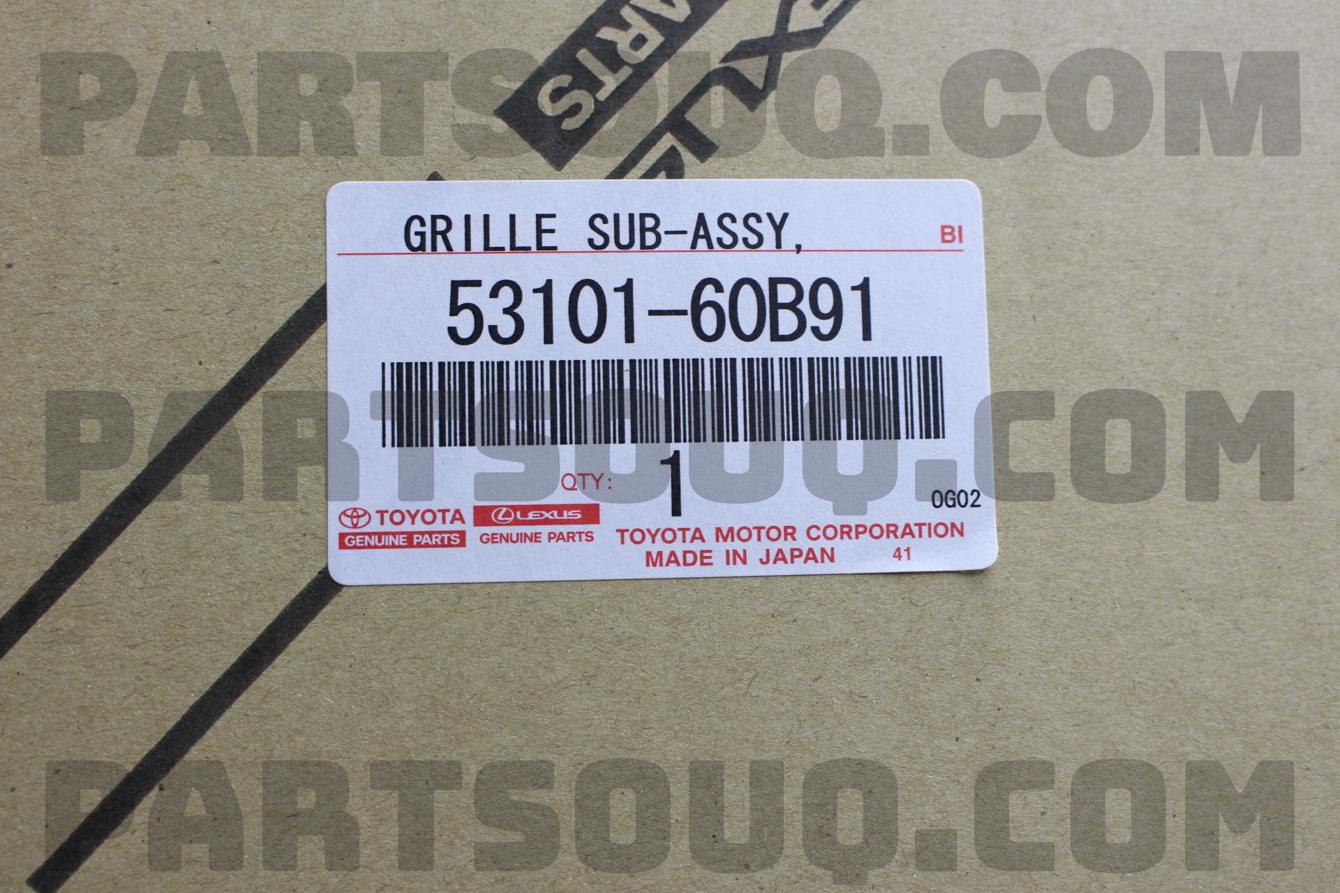Ca lăng Prado 2014 (Mặt galant) Mã phụ tùng 5310160b91