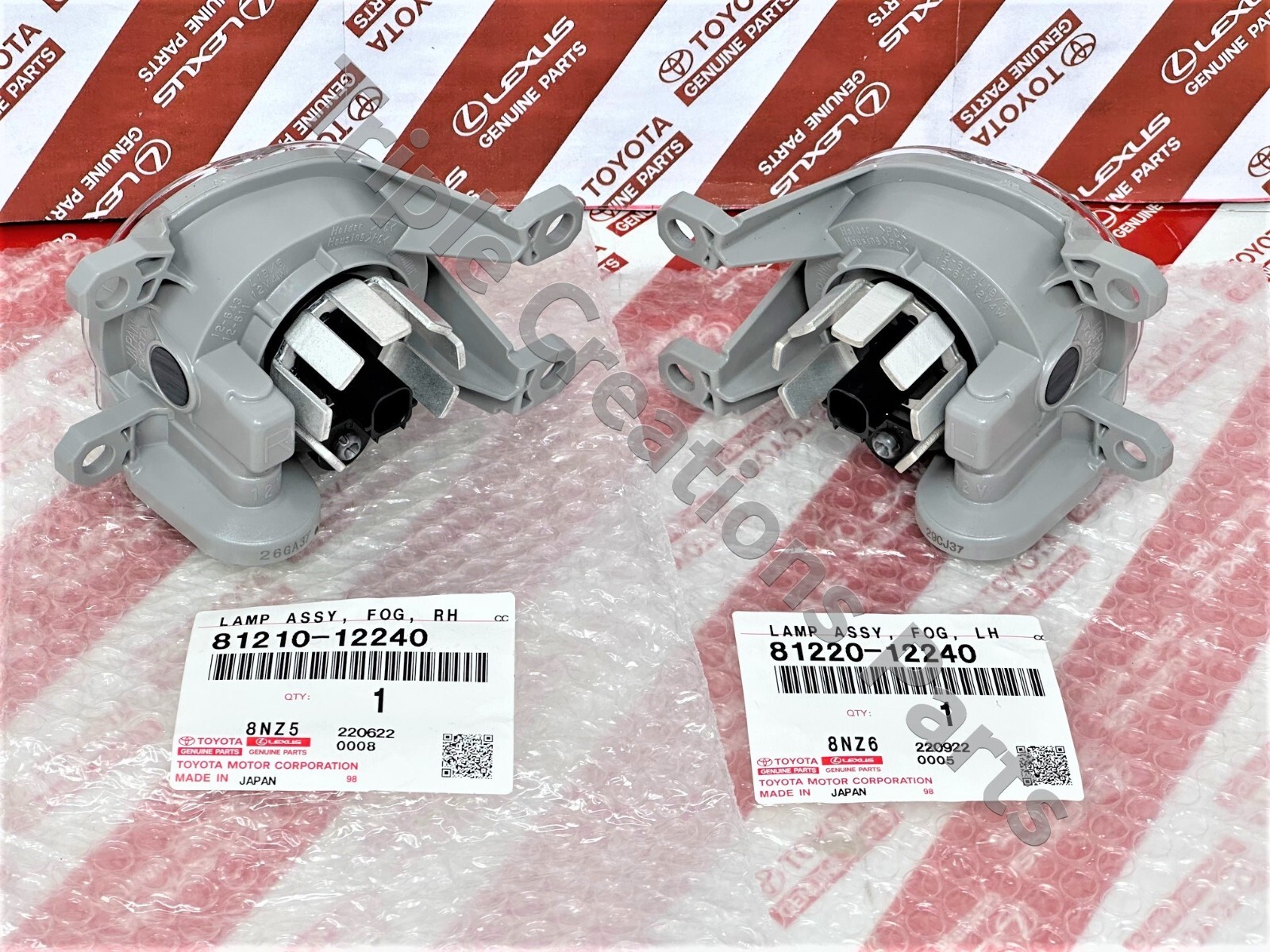 Đèn ba đờ xốc trước Camry 2.4-3.5 2010-2012 (Đèn cản trước Camry 2.4-3.5 2010-2012) Mã phụ tùng 81210OD042/81220OD042