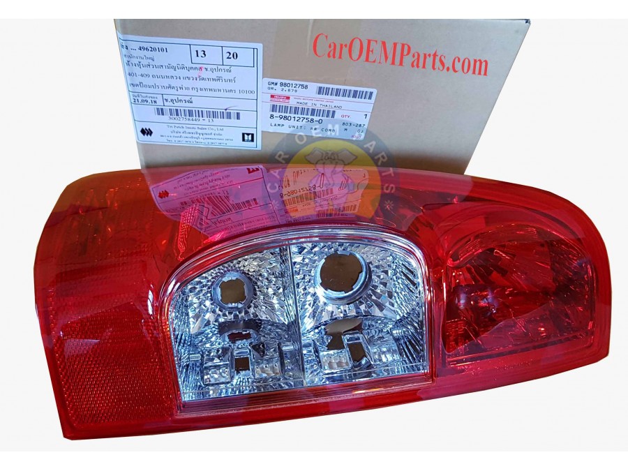 Đèn hậu D-max 2007-2009 Mã phụ tùng 8980127580