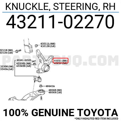 Giá bắt moay ơ trước Altis 2014 Mã phụ tùng 4321102270