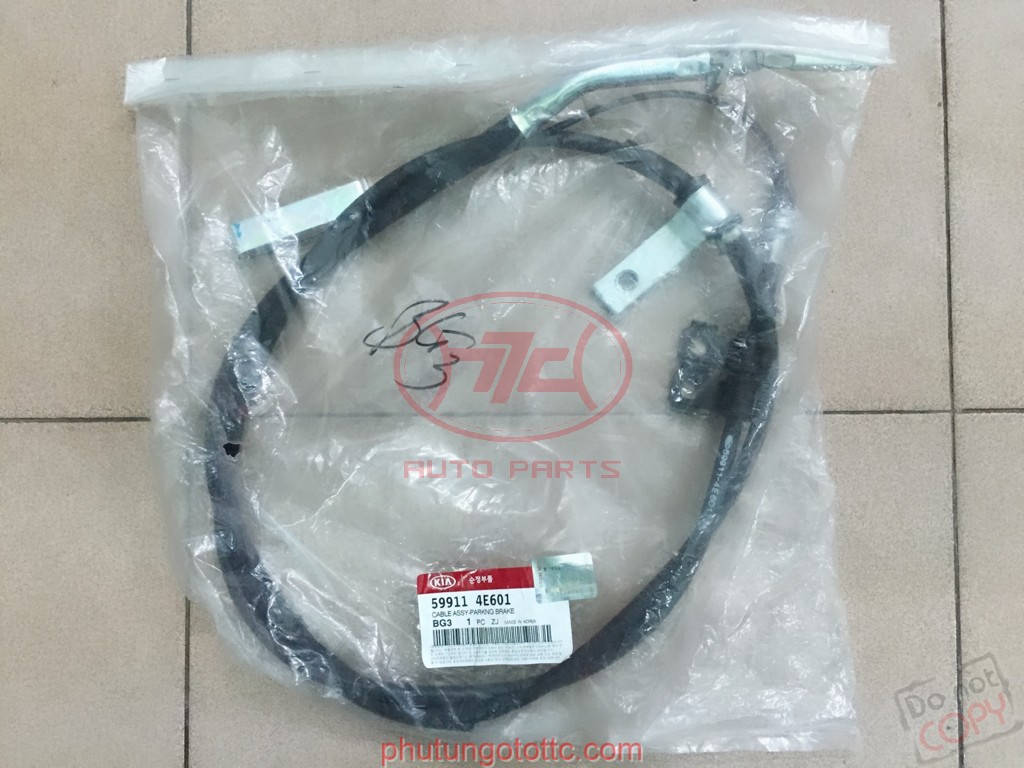 Dây cáp phanh tay trước Bongo III Mã phụ tùng 599114E601
