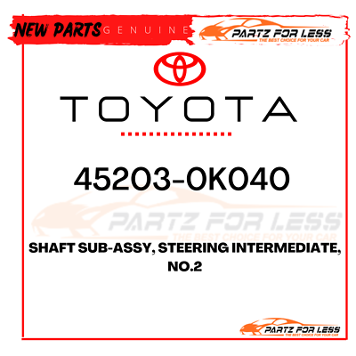 Khớp cát đăng lái dưới Fortuner 2010 Mã phụ tùng 452030K040