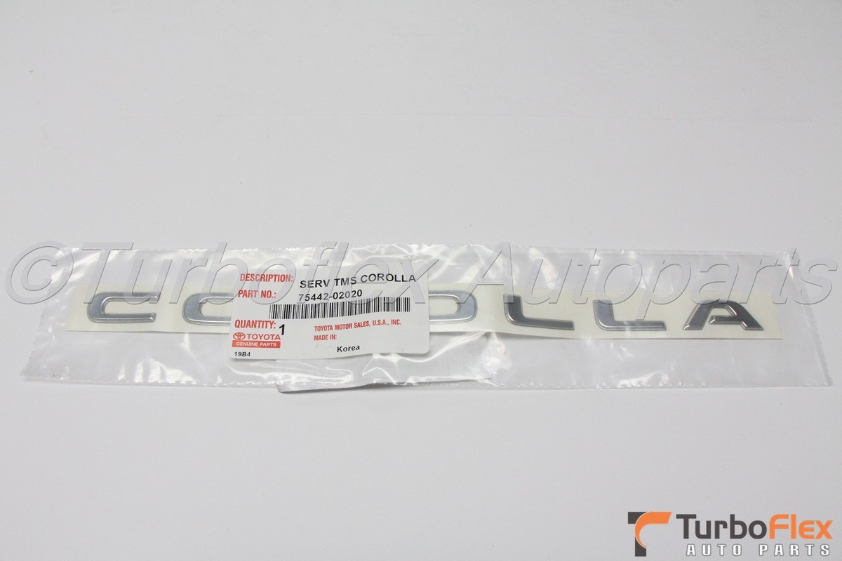 Chữ Crown nắp cốp sau Mã phụ tùng 7544230120
