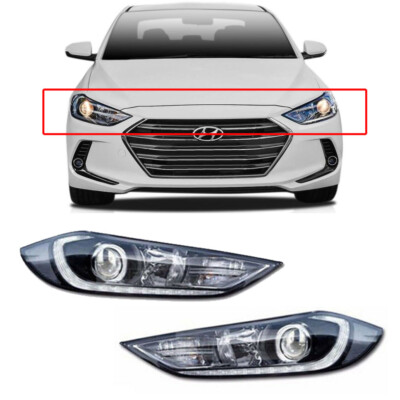 Đèn pha Elantra 2016 Led Mã phụ tùng 92102F2110